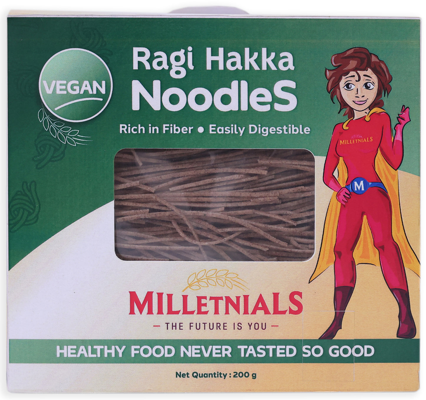 Ragi Hakka Noodles